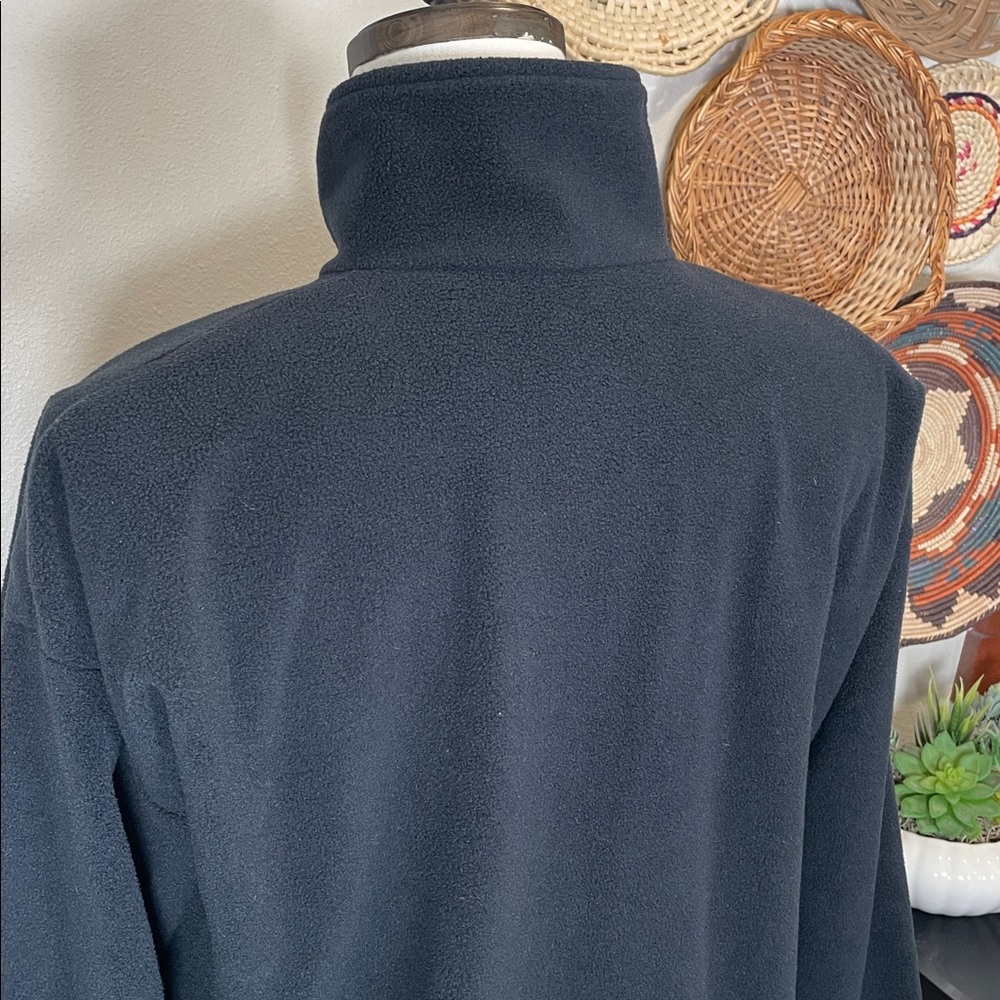 Mens Barbour Langdale Fleece Plaid Lined Jacket Coat Black Zip Up Size Large - Picture 5 of 15
